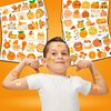 Orange Temporary Tattoos 10 Sheets 100 PCS Little Cutie Baby Shower Party Decorations Favors Supplies Oh Baby Theme Birthday Stickers Christmas Gifts for Boys Girls Class School Prizes Carnival