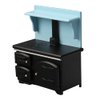 SXFSE Dollhouse Decoration Accessories,1:12 Dollhouse Miniature Furniture Scene Kitchen Stove