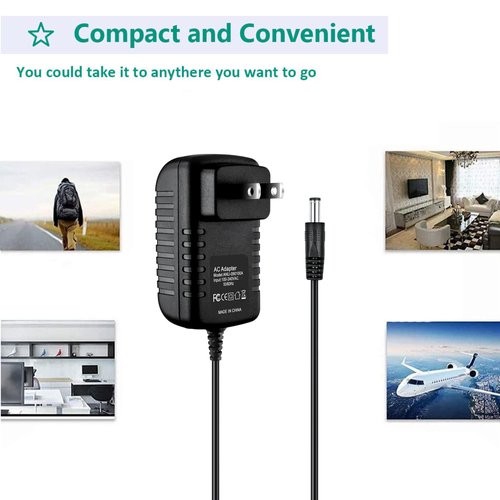 J-ZMQER AC Adapter Compatible with Andis Supra ZR 2 II Detachable Blade Clipper #79072 79066 201246