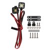 INJORA RC Crawler Lights LED Headlight for Axial TRX-4 TRX6 SCX10 90046 Wraith Redcat Gen8 1/10 RC Crawler Car,4PCS