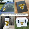 DePauw University Tigers Vinyl Decal Laptop Water Bottle Car Scrapbook Sticker (IND 00014)