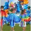 D.Q.Z Bird-Wings Parrot Costume for Kids Dress Up with Mask, Pirate Costume Accessory Halloween Party Favor Toys (Blue)