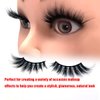False Eyelashes 3D Faux Mink Lashes Pack Dramatic Fluffy Thick Volume Full Cross Soft Reusable Handmade Fake Eyelashes 10 Pairs Pack by Lifernilash (LFN5D04)
