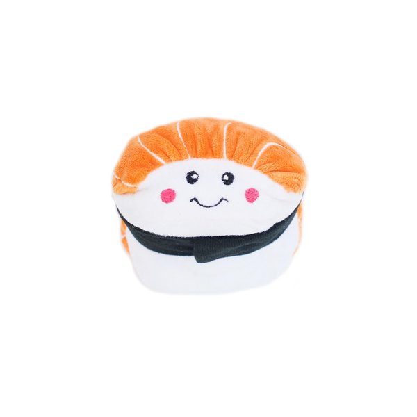 ZippyPaws NomNomz Plush Dog Toy, Stuffed Toy with Round Squeakers and Crinkles, Cute Food Character, Sushi