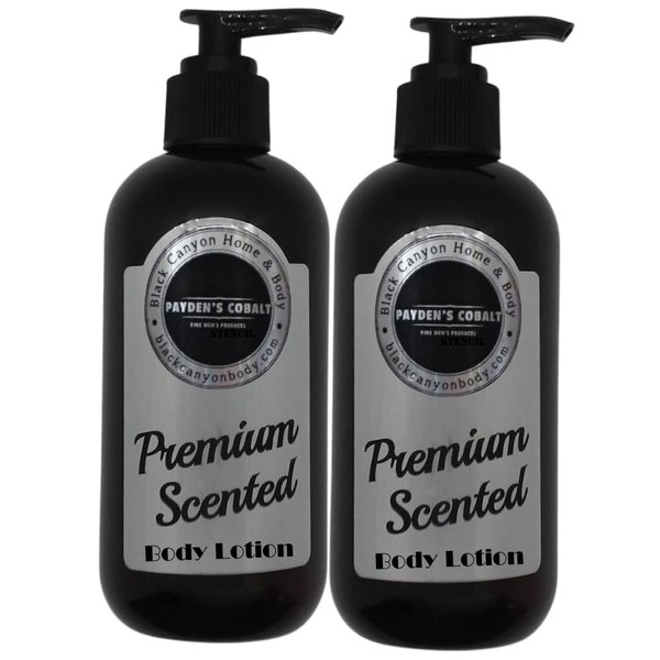 Payden's Cobalt Rust For Men Scented Luxury Body Lotion with Lanolin and Jojoba Oil, 8 Oz (2 Pack)