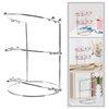 HOLIDYOYO Table Top Display Stand Tiara Crown Display Stand 3 Tiers Headband Display Stand Hair Supplies Organizer for Home Shop Store Hair Crown Tiara Display Headbands for Girls