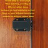 Cabinet latches,Push Latch, Rebound self-Locking Device, with Automatic pop-up Function Cabinet Lock, Prevent The Door from Sliding, Convenient and Practical, Easy to Install. (2 Pack)