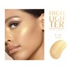 KYDA Highlighter Beauty Wand, Face Illuminator with Cushion Applicator, Natural Glossy Finish, Silky Smooth Cream, Face Highlighter Bronzer Makeup, Lightweight Blendable-Golden