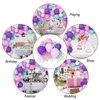 Amandir 138pcs Unicorn Balloons Arch Garland Kit, Unicorn Birthday Party Decorations for Girls Confetti Light Purple Aqua Blue Pink Balloons Set Wedding Baby Shower Party Supplies