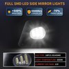 Gempro 2Pcs LED Side Mirror Puddle Light Lamps Assembly for 2010-2019 Dodge Ram 1500 2500 3500 4500 5500 Towing Mirror Lights, 6000K Diamond White