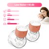 yoyomax Wearable Breast Pump, Double Pink Breast Pump with 3 Modes & 9 Levels, LCD Display, Ultra-Quiet and Pain Free Portable Breast Pumps