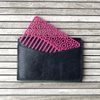 Go-Comb - Wallet Sized Hair & Travel Comb - Wide Tooth - Cerise Hexagon