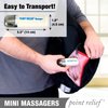 Point Relief 14-1050 Mini Massager for Handheld Targeted Massage Therapy Relieve Muscle Pain