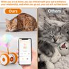 Cat Toys Cat Remote Control Toy, APP Bluetooth Connect Remote Control Cat Toys for Indoor Cats Electronic Automatic Moving Mouse Cat Toy with 6 Lights USB Rechargeable