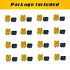 Hengfuntong-Elec 20Pcs 10 Pairs Yellow Color XT60H XT60 Upgrade Plug Male & Female Gold Plated Pins 3.5mm Bullet Connectors with Sheath for LiPo Battery Imaxrc Charger. (20Pcs 60XT 60 XT 60-XT F)