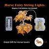 Fairy Pony String Lights Unique Decorative Lights Horse Gifts for Girls Cute Lights 20LEDs 8ft Battery Operated for Birthday Horse Lover Xmas Thanksgiving Decor