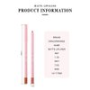 YIBABY Matte Lip Liner Pencil Set,12 Colors Natural Nude to Dark Waterproof Long Lasting No Fade Soft Pencils Lipstick Makeup Gift Set for Daily Travel Party Work (A)