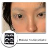 3 Pair False Eyelashes White Fake Eyelashes Natural False Lashes for Cosplay Party Stage Performance