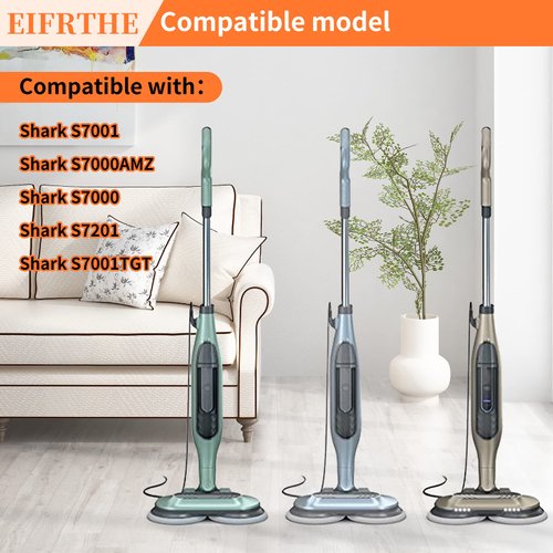 Eifrthe Upgrade S7001 Replacement Steam Mop 10 Packs Compatible with Shark S7000 S7000AMZ S7001 S7001TGT S7000 S7201 S7005 S7020 Steam Mop,Shark Steam and Scrub Pads