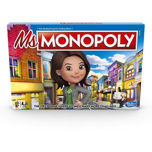 Monopoly Ms.Monopoly Board Game for Ages 8 & Up, Brown (E8424)