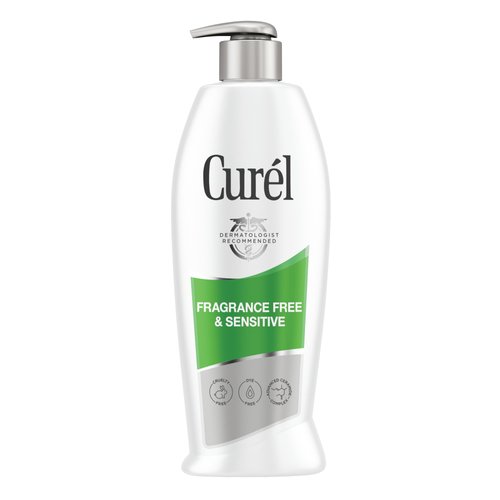 Curel Fragrance Free Comforting Body Lotion, Body and Hand Moisturizer for Dry, Sensitive Skin, 13 Ounce, with Advanced Ceramide Complex, Repairs Moisture Barrier