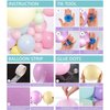 Pastel Balloons Garland Arch Kit 143pcs Macaron Rainbow Balloons Birthday Party Background Decoration Girl Baby Shower Donuts Ice Cream Party Supplies Pink Blue Green Balloons
