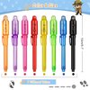 inkipen Invisible Ink Pen 24Pcs,Spy Pens with UV Light,Magic Marker for Secret Message,Classroom Prize for Students, Birthday Party Favors for Girls Boys,Kids Christmas Gift Stocking Stuffers