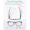 MODFANS Reading Glasses Women/Men Wood Look Round Frame Includes Sun Readers glasses for outdoors 5-Pack Comfort Flexible?Spring Hinge Lightweight with soft case 3.5