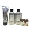 Bath & Body Works Men's Collection GRAPHITE 3 Piece Value Pack - Body Cream and 2 3-in-1 Hair, Face & Body Washes - with a Cabin Spice Bar Soap - Full Size