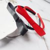 Spenlly 2Pcs Bow Headbands for Women Girls, Cute Hair Bow Hairband Headwear Cosplay Halloween Party Hair Accessories (A-Black Red, One Size)