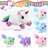Sumind Rainbow Unicorn Mommy Stuffed Animal with 5 Cute Baby Unicorns in Her Tummy Plush Toy for Mama Girls Baby Toddler Kids 3 4 5 6 7 8+ YearChristmas Birthday Gifts(Adorable Style,White)