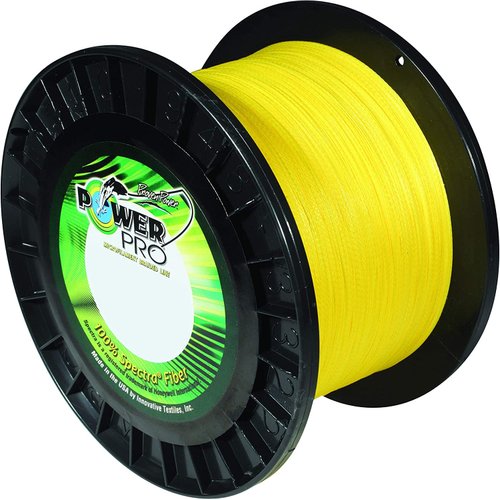 Power Pro 21100100100Y Spectra Braided Fishing Line 10lb 100yd, Hi-Vis Yellow, One Size