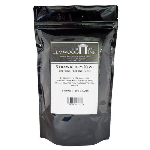 Elmwood Inn Fine Teas Strawberry Kiwi Caffein-free Fruit Infusion, 16-Ounce Pouches