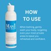 Man1 Collection - Man Oil, Senfla and Body Wash - Gift For Him. His Anniversary, His Birthday, Down There Health Care, Includes Three Full Size Intimate Care Products