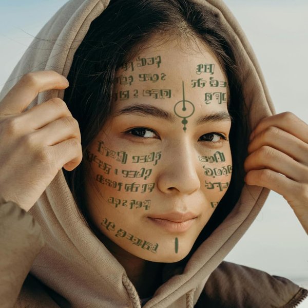 Lady Jessica Inspired Face Tattoos - Lady Jessica Temporary Tattoos/Dune Costume Halloween