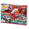 LaQ Hamacron Constructor Emergency Vehicles | 313 Pieces | 7 Models | Age 5+ | Creative, Educational Construction Toy Block | Made in Japan