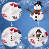 9 Pack Build a Snowman Kit Snowman Crafts for Kids,Modeling Clay Snowman DIY Kit, Christmas Stocking Stuffers for Kids,Christmas Crafts Xmas Gift