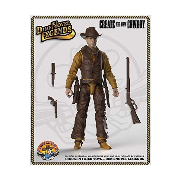 Dime Novel Legends 1/18 Scale (4" Tall) Old west Action Figure Cowpuncher