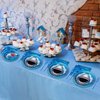24 Guests Shark Theme Party Decorations Under the Sea Party Tableware Set Shark Baby Shower Plates Napkins and Forks Ocean Birthday Table Decorations Supplies 96Pcs