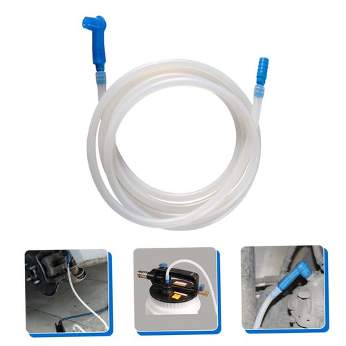 SOESFOUFU Brake Hose Brake Lines Silicone Tubing Brake Oil Bleeder Connector Brake Bleeder Hose Cafe Racer Motorcycle Silicone Tube 5/16 Tubing Tygon Tubing Clear Hose Brake Fluid Rubber Car