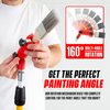 COLBENT Multi-Angle Paint Brush Extender, Paint Edger Tool for High Ceilings | Paint Brush Extension Handle, Corner Painting Tool, Extension Pole Attachments, Long Paint Brush Tool for Painting Pole