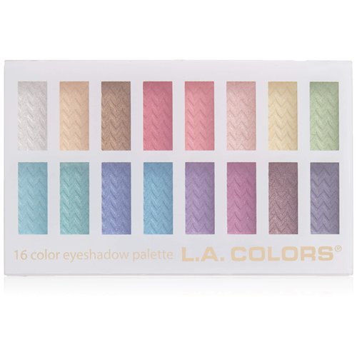L.A. COLORS 16 Color Eyeshadow Palette, Haute, 1.02 Ounce (LA74202)