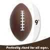LMC Products Brown Foam Football for Kids - 9 ½ inch Foam Football, Soft Kids Football