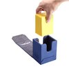 Zoopin Leather Deck Box -Blue for Collectible Cards-MTG,Yugioh,Pokeman,TES Legacy,Munchkins CCG Decks and Also Small Tokens or Dice- Hold 80 Sleeved Cards or 150 Naked Cards …