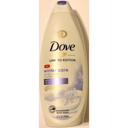 Dove Nourishing Body Wash - Limited Edition Winter Care - Net Wt. 22 FL OZ (650 mL) Per Bottle - One (1) Bottle