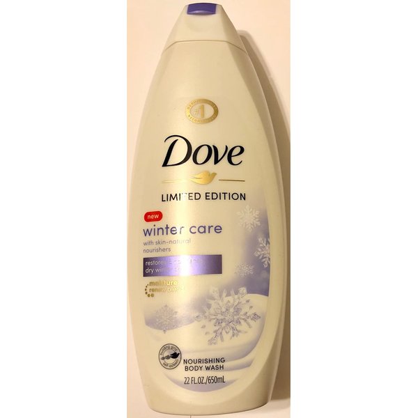 Dove Nourishing Body Wash - Limited Edition Winter Care - Net Wt. 22 FL OZ (650 mL) Per Bottle - One (1) Bottle