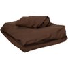 ForPro Professional Collection Premium Microfiber 3-Piece Massage Sheet Set - Chocolate - Ultra-Light, Stain and Wrinkle Resistant - Includes Massage Flat and Fitted Sheet and Massage Face Rest Cover