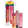 Burt's Bees Mistletoe Kiss Pink, Pomegrante, Peony, Hibiscus Lip Balm and Shimmer Holiday Collection Gift Set of 3-1 Count