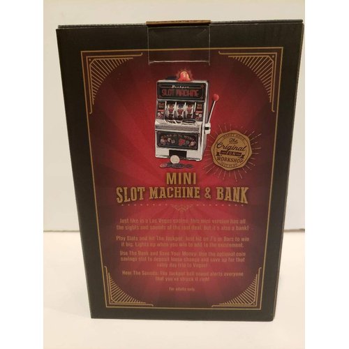 The Original Fun Workshop Mini Slot Machine & Bank