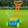 JMe Bubble Machine Toy - Automatic Bubble Blower Lawn Mower and Bubble Refill Bottle - 1000+ Bubbles Per Minute Portable Bubble Maker for Kids Toddlers Boys Girls 3 AA Batteries Needed